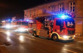 Jedna osoba ucierpiała w pożarze Jedna osoba ucierpiała w pożarze