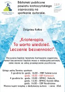 Co warto wiedzieć o krioterapii? Co warto wiedzieć o krioterapii?